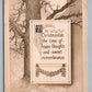 CHRISTMAS GIBSON ART 1910 ANTIQUE POSTCARD