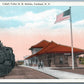 CORTLAND NY LEHIGH VALLEY RAILROAD STATION ANTIQUE POSTCARD railway train depot