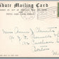 EAST AURORA NY SAMMY'S STUDIO ROYCROFT SHOP ANTIQUE POSTCARD PRIVATE MAILING