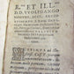 1599 R.P. Vincentii Bruni Jesuit MEDITATIONES antique VELLUM BINDING