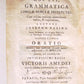 1777 ITALIAN & HEBREW GRAMMAR by Joseph Pasini antique VELLUM Judaica