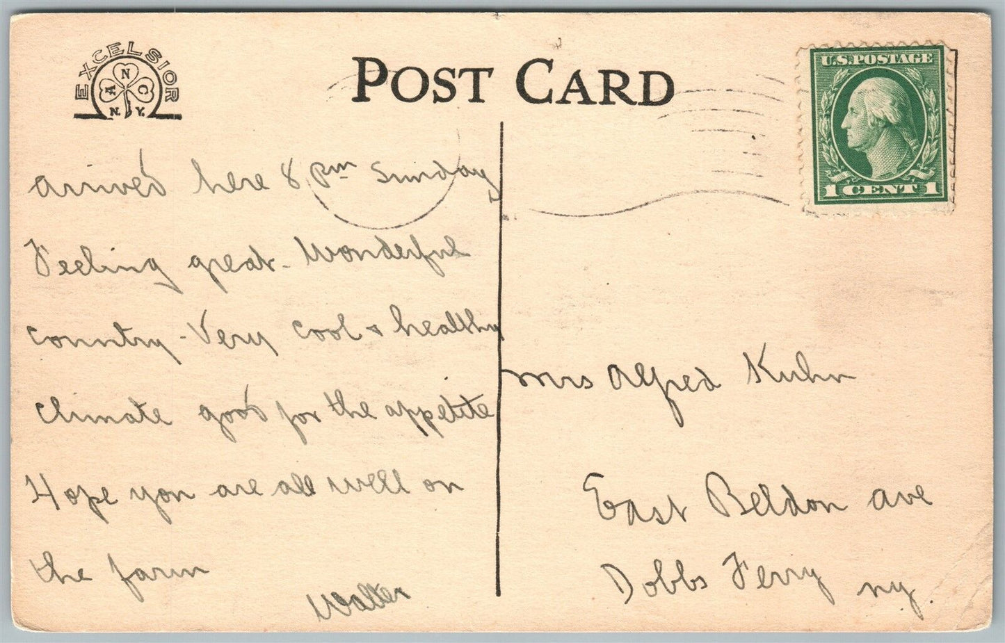 EMPORIUM PA EAST FOURTH STREET ANTIQUE POSTCARD