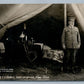 GENERAL F.D.GRANT TENT & OFFICE PINE CAMP NY ANTIQUE REAL PHOTO POSTCARD RPPC