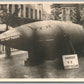 WWI TORPEDO DISPLAYED in NETHERLANDS ANTIQUE REAL PHOTO POSTCARD RPPC