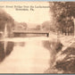 HONESDALE PA MAIN STREET BRIDGE 1919 ANTIQUE POSTCARD