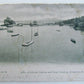 VINTAGE 1905 UNDIVIDED POSTCARD RAILROAD STATION & BOAT LANDING KINGSTON NY