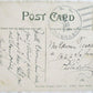 HIGH PRESSURE IN ACTION 1911 ANTIQUE POSTCARD FIRE FIGHTERS