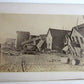 RPPC VINTAGE PHOTO POSTCARD AFTER THE BIG STORM COLLAPSED HOUSES STREET SCENE