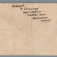 ASCENSION ISLAND GEORGETOWN to ENGLAND ANTIQUE COVER w/ STAMPS