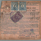 AUSTRIA YUGOSLAVIA ANTIQUE 1930 BEGLEITADRESSE BULLETIN D'EXPEDITION PARCEL CARD