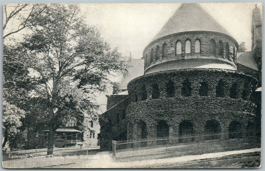 SOUTH BETHLEHEM PA EPISCOPAL NATIVITY CHURCH ANTIQUE POSTCARD
