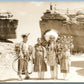 INDIAN FAMILY ANTIQUE REAL PHOTO POSTCARD RPPC