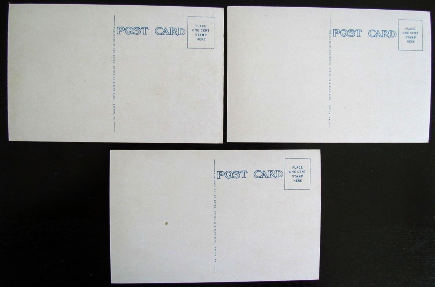 NAZARETH PA BARONIAL HOTEL MAIN & BELVIDERE STREET LOT OF 3 VINTAGE POSTCARDS