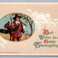 THANKSGIVING 1913 ANTIQUE EMBOSSED POSTCARD by JOHN WINSCH