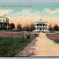 EVANSVILLE IND MARINE HOSPITAL ANTIQUE POSTCARD