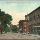 FLEMINGTON NJ MAIN STREET LOOKING NORTH ANTIQUE POSTCARD