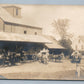 WHOLESALE PRODUCE MARKET ANTIQUE REAL PHOTO POSTCARD RPPC