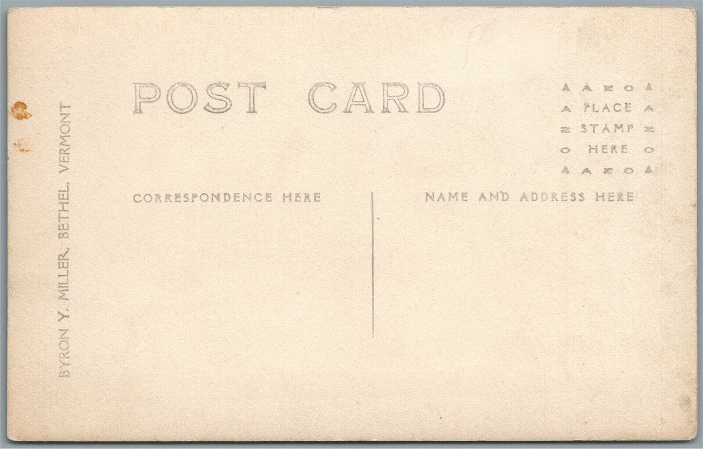 HARTFORD VT STREET VIEW ANTIQUE REAL PHOTO POSTCARD RPPC