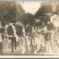 TRAVELING CIRCUS WAGON ANTIQUE REAL PHOTO POSTCARD RPPC