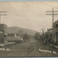 ROULETTE PA RIVER STREET ANTIQUE REAL PHOTO POSTCARD RPPC