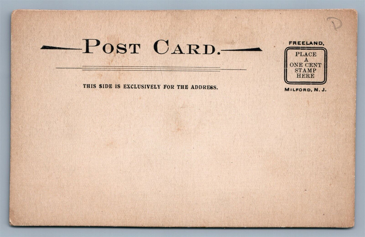 MT.PLEASANT NJ CHURCH ANTIQUE REAL PHOTO POSTCARD RPPC