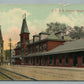 HAGERSTOWN MD RAILROAD STATION RAILWAY DEPOT ANTIQUE POSTCARD