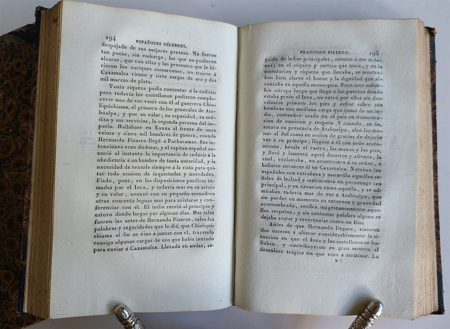 1833 VIDAS de ESPANOLES CELEBRES por DON MANUEL QUINTANA antique SPANISH 2 VOL.