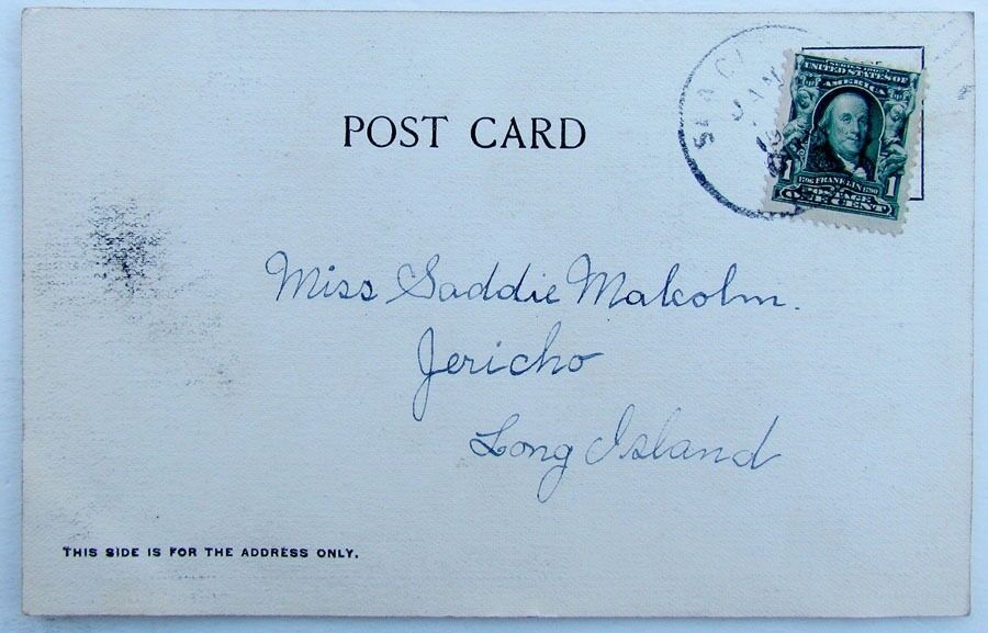 VINTAGE UNDIVIDED POSTCARD FRIENDS MEETING HOUSE (HICKSITE) BROOKLYN N.Y.