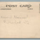 RUTHERFORD NJ MEMORIAL MONUMENT ANTIQUE POSTCARD