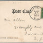 HOPEWELL NJ EAST BROAD STREET ANTIQUE POSTCARD