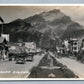 BANFF AVENUE ALBERTA CANADA VINTAGE REAL PHOTO POSTCARD RPPC