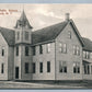 ROSCOE NY PUBLIC SCHOOL 1911 ANTIQUE POSTCARD
