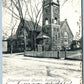 ROSLINDALE MA CONGREGATIONAL CHURCH ANTIQUE POSTCARD
