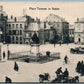GERMAN WWI MILITARY FELDPOST 1915 ANTIQUE POSTCARD PLACE TURENNE SEDAN FRANCE