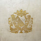 1744 ROMAN HISTORY ARMORIAL VELLUM BINDING antique w/ MAP by LUCIUS FLORUS