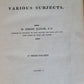 1816 DISCOURSES on VARIOUS SUBJECTS by J. TAYLOR 3 VOLS antique BOSTON AMERICANA