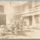 RACING CAR w/ LADY DRIVER race automobile ANTIQUE REAL PHOTO POSTCARD RPPC