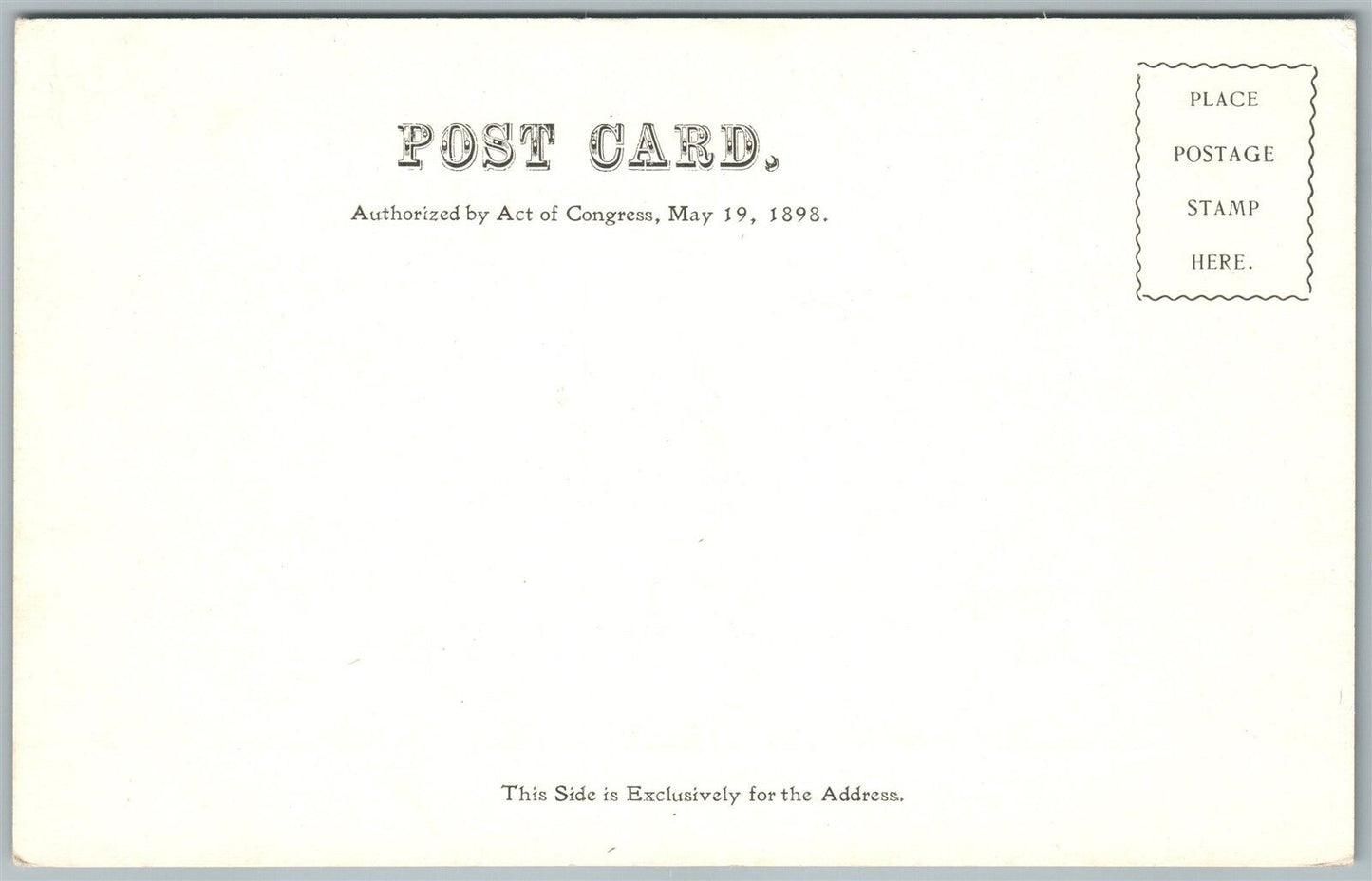 MONTCLAIR NJ ST.LUKE'S CHURCH S.FULLERTON AVENUE UNDIVIDED ANTIQUE POSTCARD