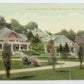 ANTIQUE POSTCARD - CHAPEL & COTTAGES COTTAGE SANITARIUM SARANAC LAKE N.Y.