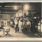 WORKERS AT THE PLANT ANTIQUE REAL PHOTO POSTCARD RPPC