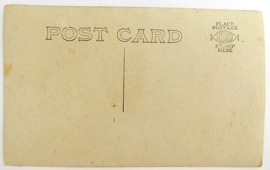 RPPC BLACK AMERICANA KIDS ANTIQUE 1910s UNUSED REAL PHOTO POSTCARD