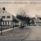 STONY BROOK LONG ISLAND NY FIRE HOUSE NEW VILLAGE VINTAGE POSTCARD