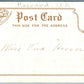 HARVARD MA 1907 ANTIQUE POSTCARD