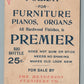 JOHNSTOWN PA FURNITURE POLISH ADVERTISING ANTIQUE TRADE CARD