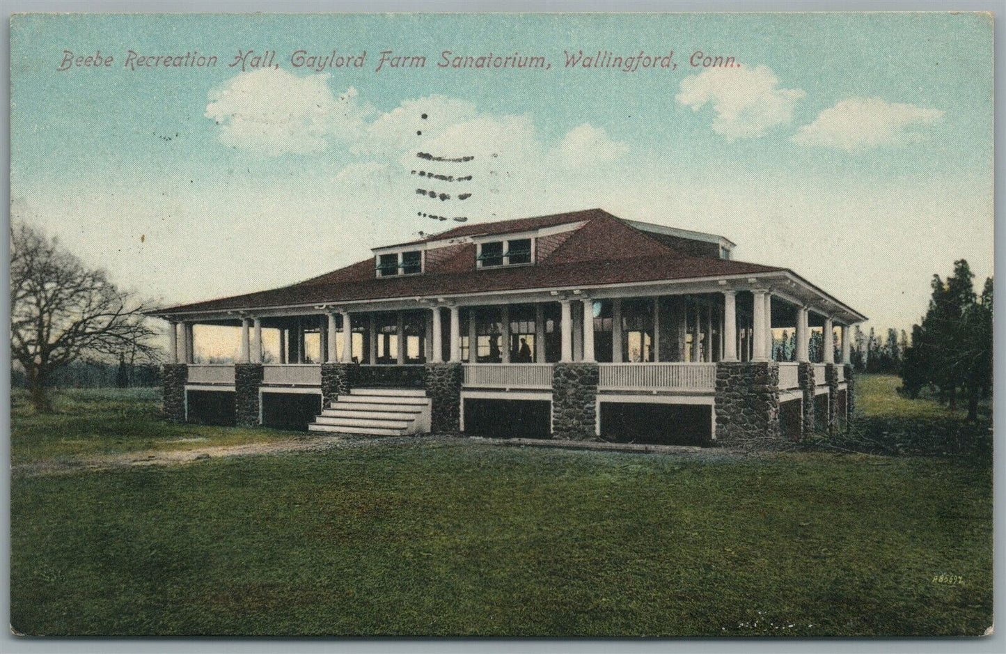 WALLINGFORD CT GAYLORD FARM SANATORIUM ANTIQUE POSTCARD