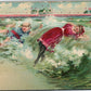 ATLANTIC CITY HEINZ OCEAN PIER 1904 ANTIQUE POSTCARD PRIVATE MAILING CARD
