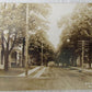 HALSTEAD STREET SCENE CLINTON N.J. ANTIQUE REAL PHOTO POSTCARD RPPC