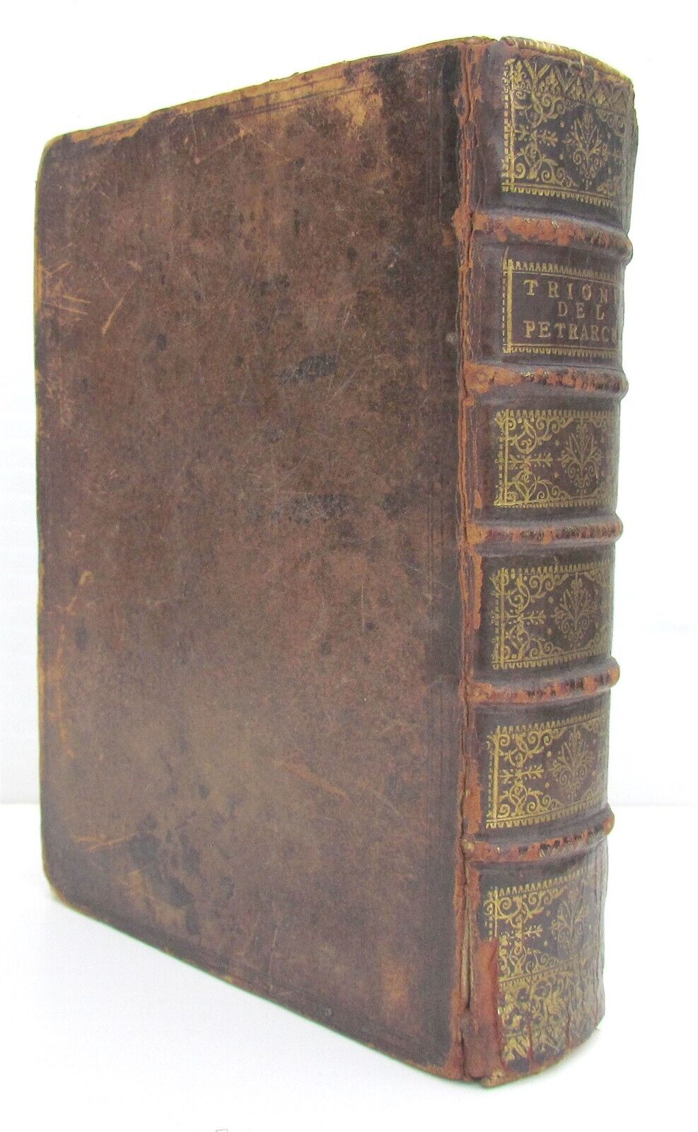 1553 I TRIONFI DEL PETRARCA ILLUSTRATED antique Francesco Petrarch