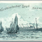 DAMPFER PRINZESS ALICE ANTIQUE POSTCARD