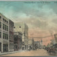 VALDOSTA GA PATTERSON STREET FROM RAILROAD STATION ANTIQUE POSTCARD